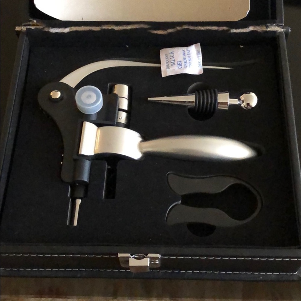 Rabbit wine opener and accessories